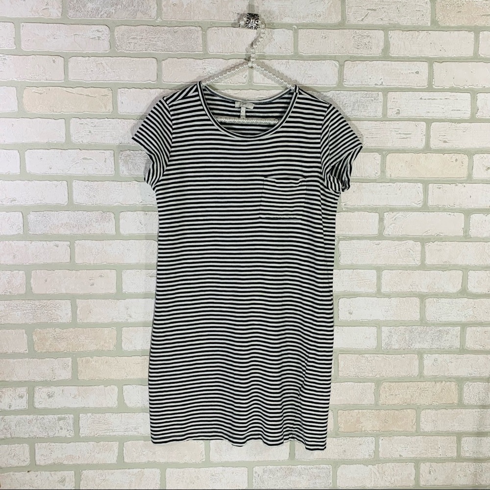 Joie Courtina Striped Cotton T Shirt Dress Size S - Picture 3 of 10